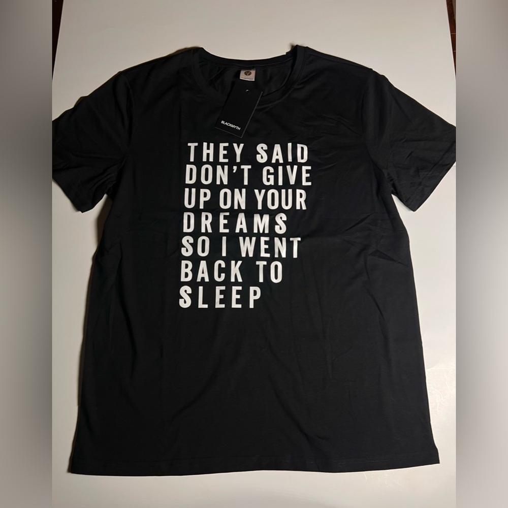 Black Element T-Shirt with White Text